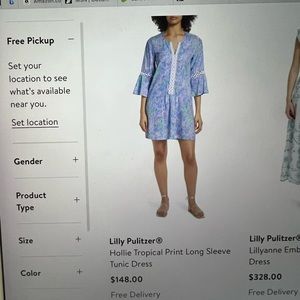 Lilly Pulitzer Tunic Dress